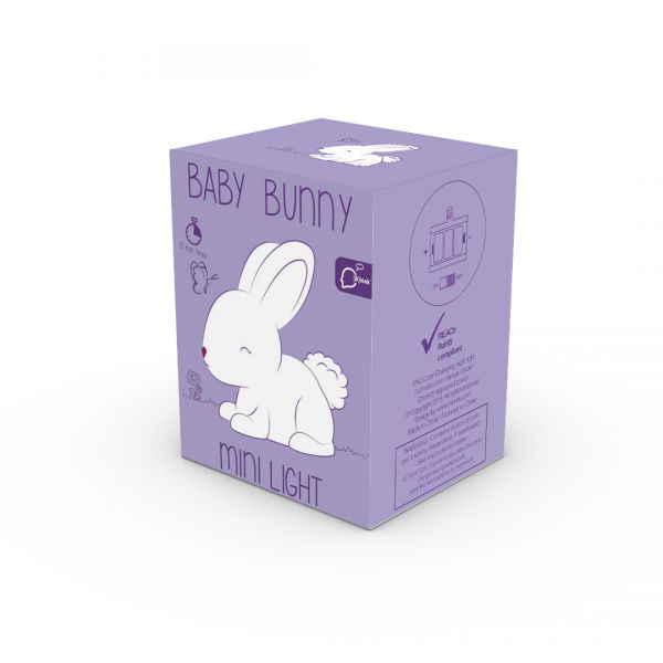 Mini Veilleuse Lapin Blanc