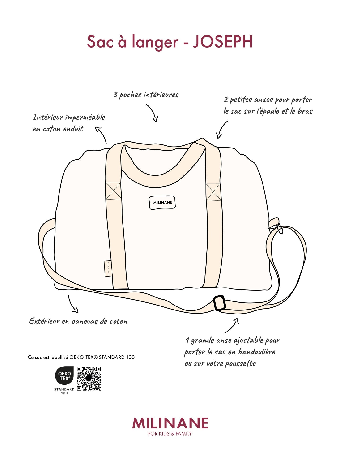 Sac à langer - JOSEPH