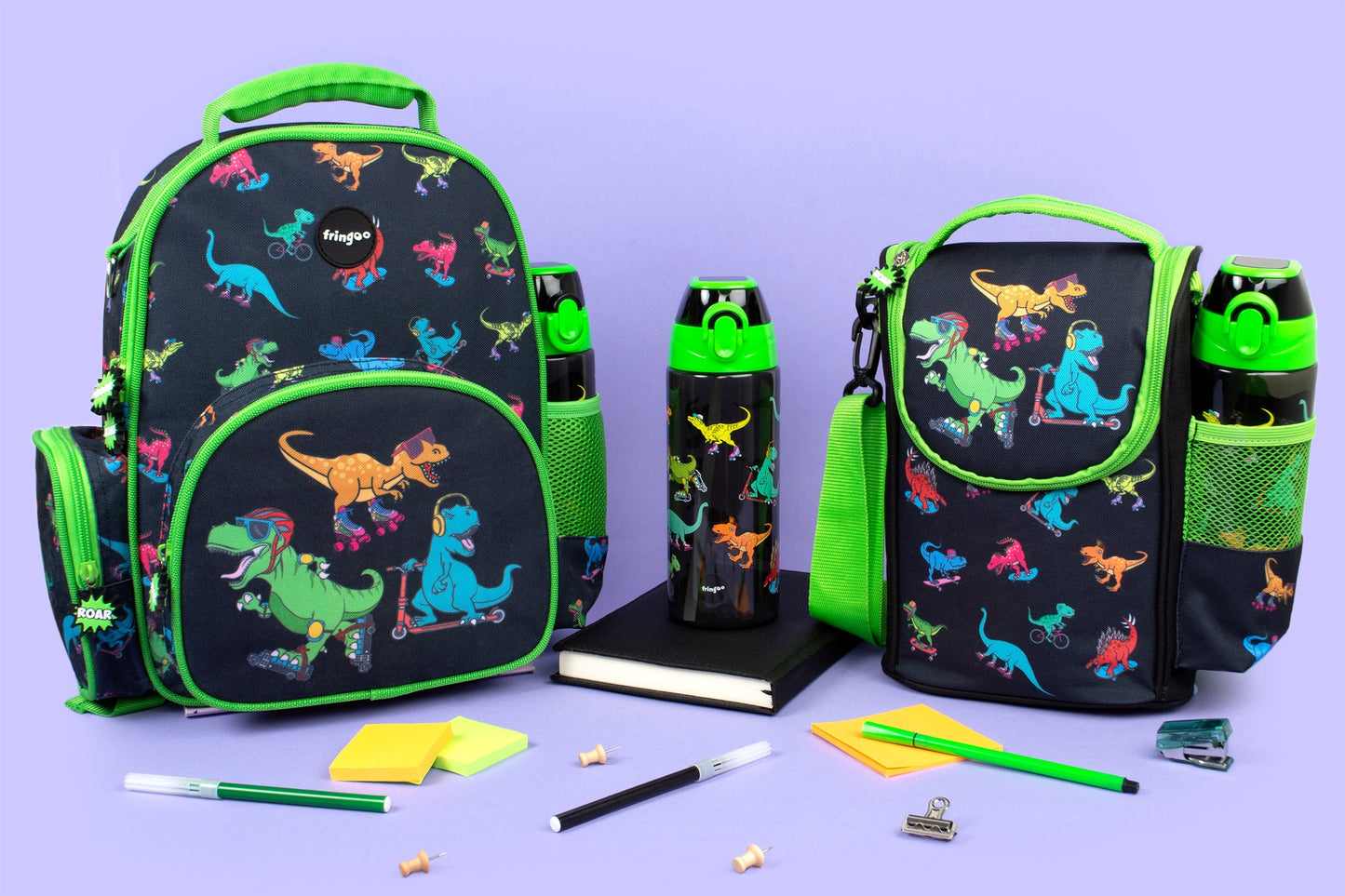 Strap Sacs repas – dinosaures Skaters