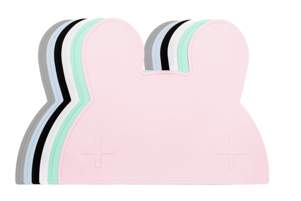 Set de Table en Silicone Lapin Powder Pink