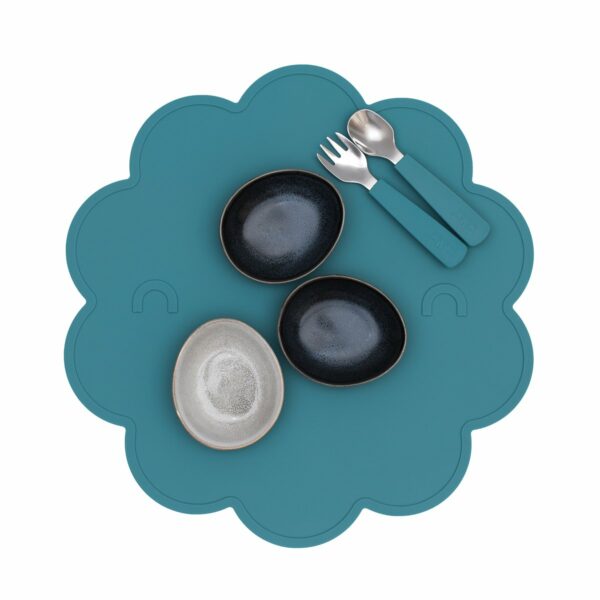 Set de Couverts Enfant Bleu Canard