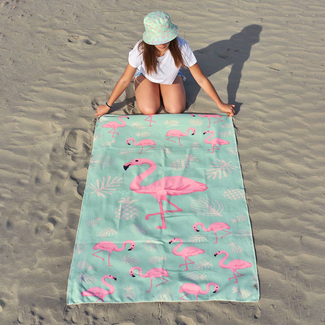 Strandtuch Flamingos