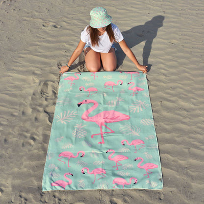 Strandtuch Flamingos