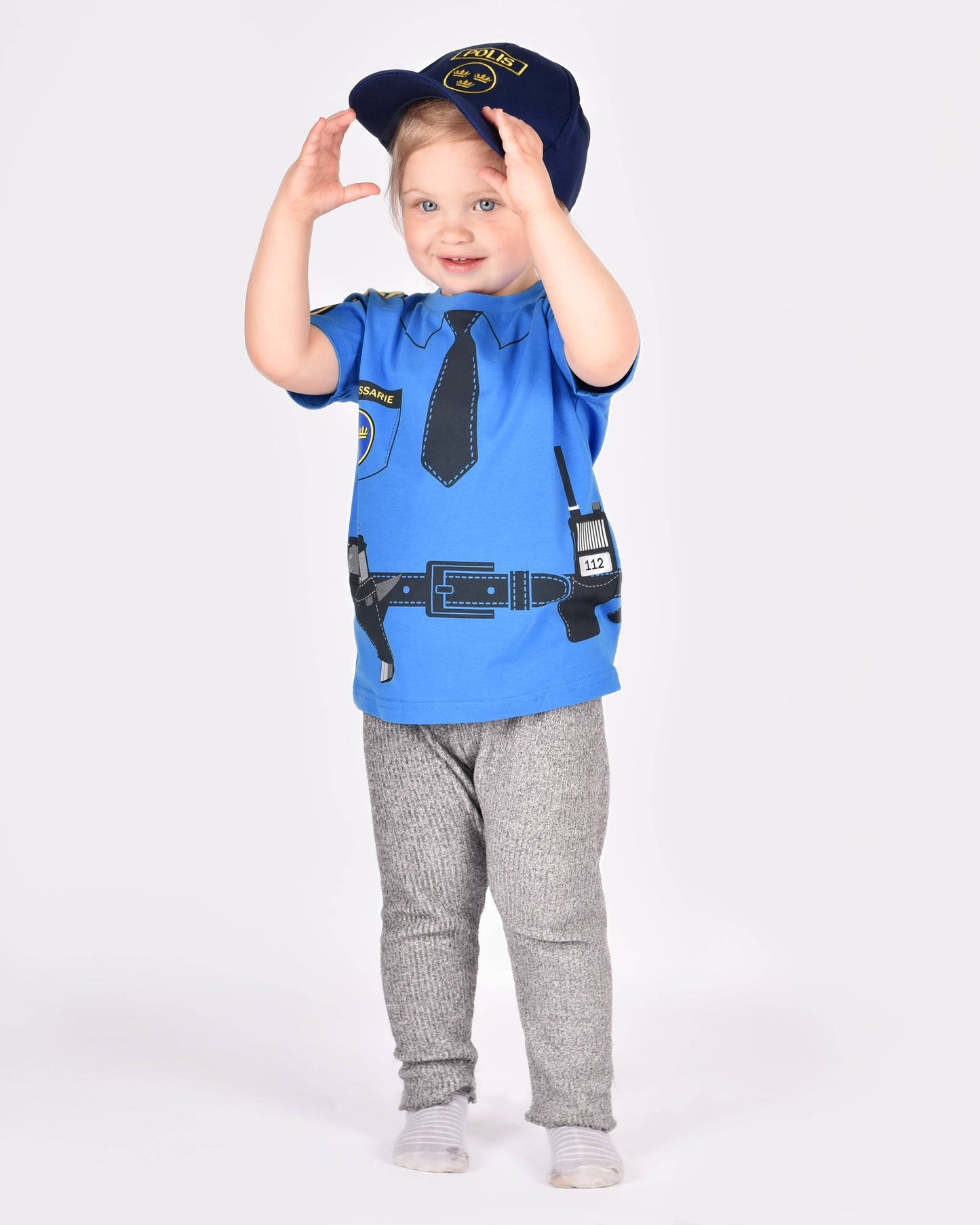 T-Shirt Polizei aus Bio-Baumwolle 98-104 cm 2-4 Jahre