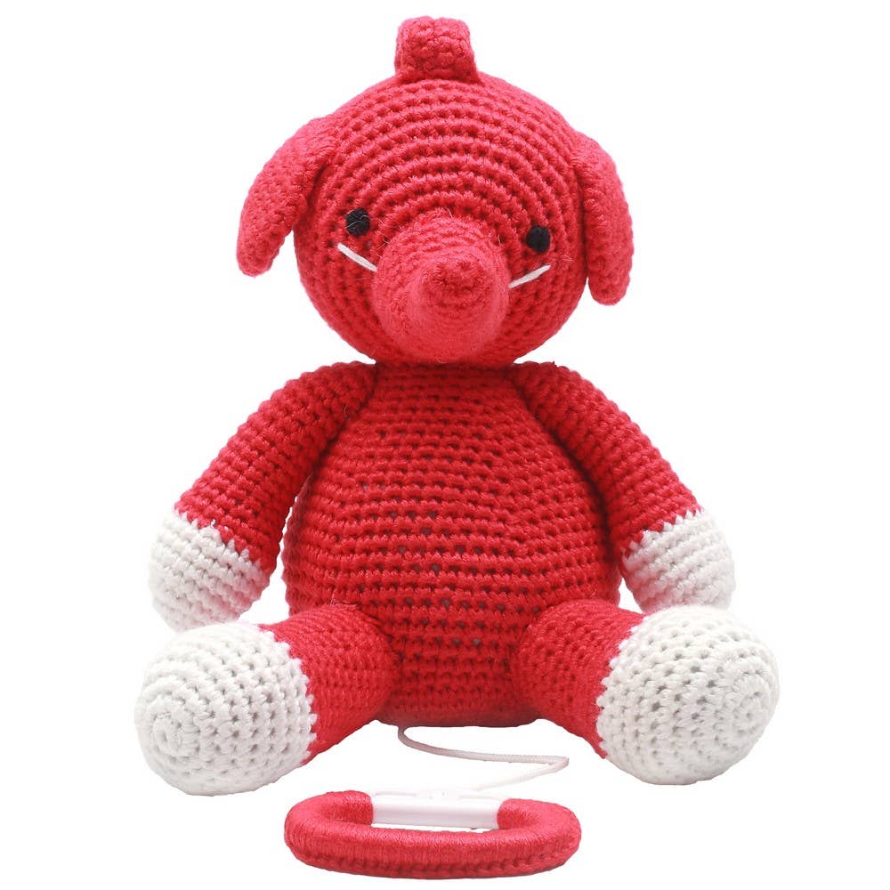 Spieluhr - roter Elefant