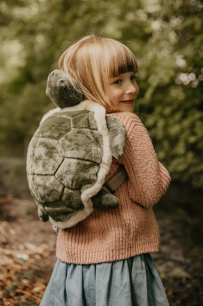 Turtle Plush Backpack for Kids