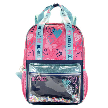 Sac à Dos Glitter Oh My Pop! « Be Free » – Rose
