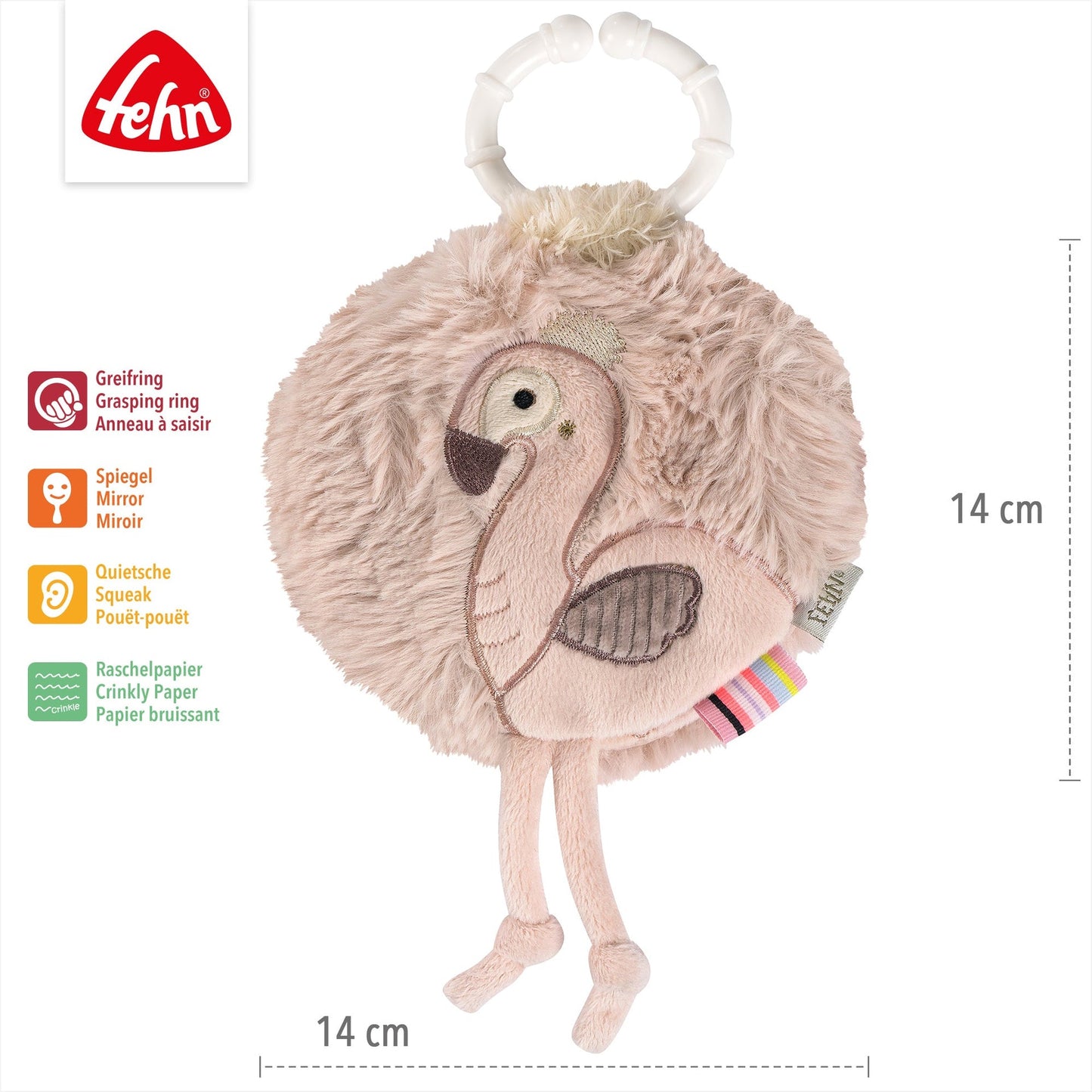 Stoffbuch Flamingo