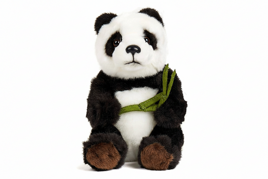 Peluche Panda avec Bambou Assis Uni Toys