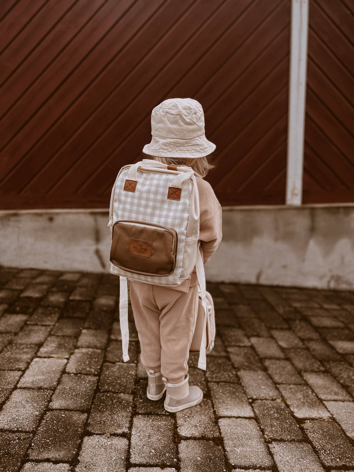 Kids' Backpack - Gingham