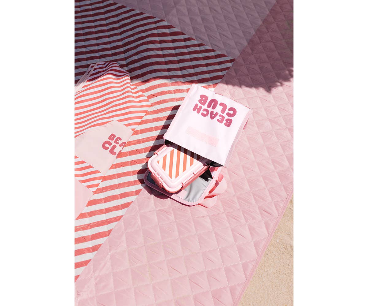 Isolierte Snacktasche Stripes Bloom & Blush