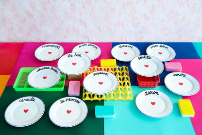 Assiette LA FAMILLE S'ÉCLATE - Super-Héros