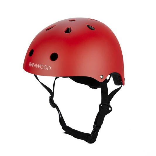 casque enfant rouge mat banwood