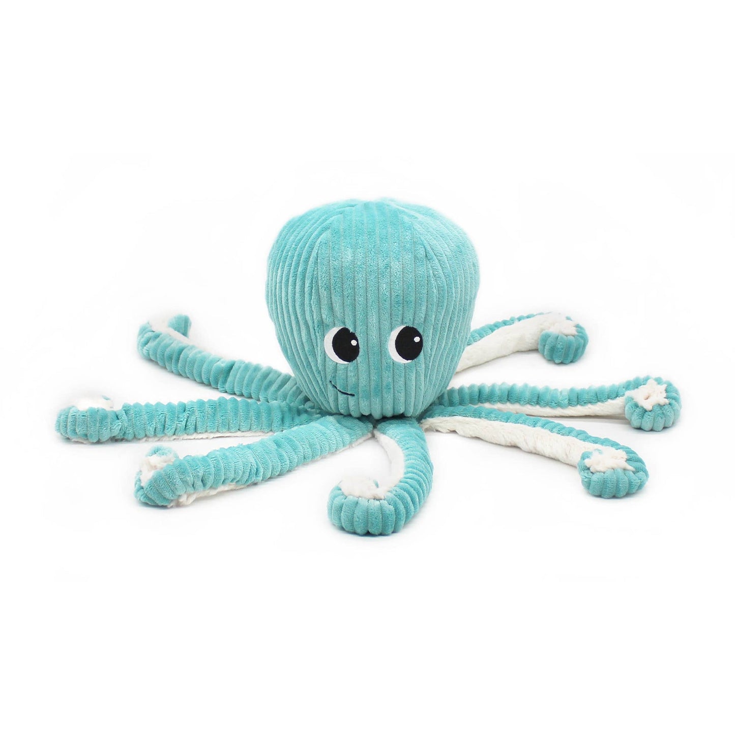 Peluche Ptipotos Maman et Bébé Poulpe - Bleu Aqua