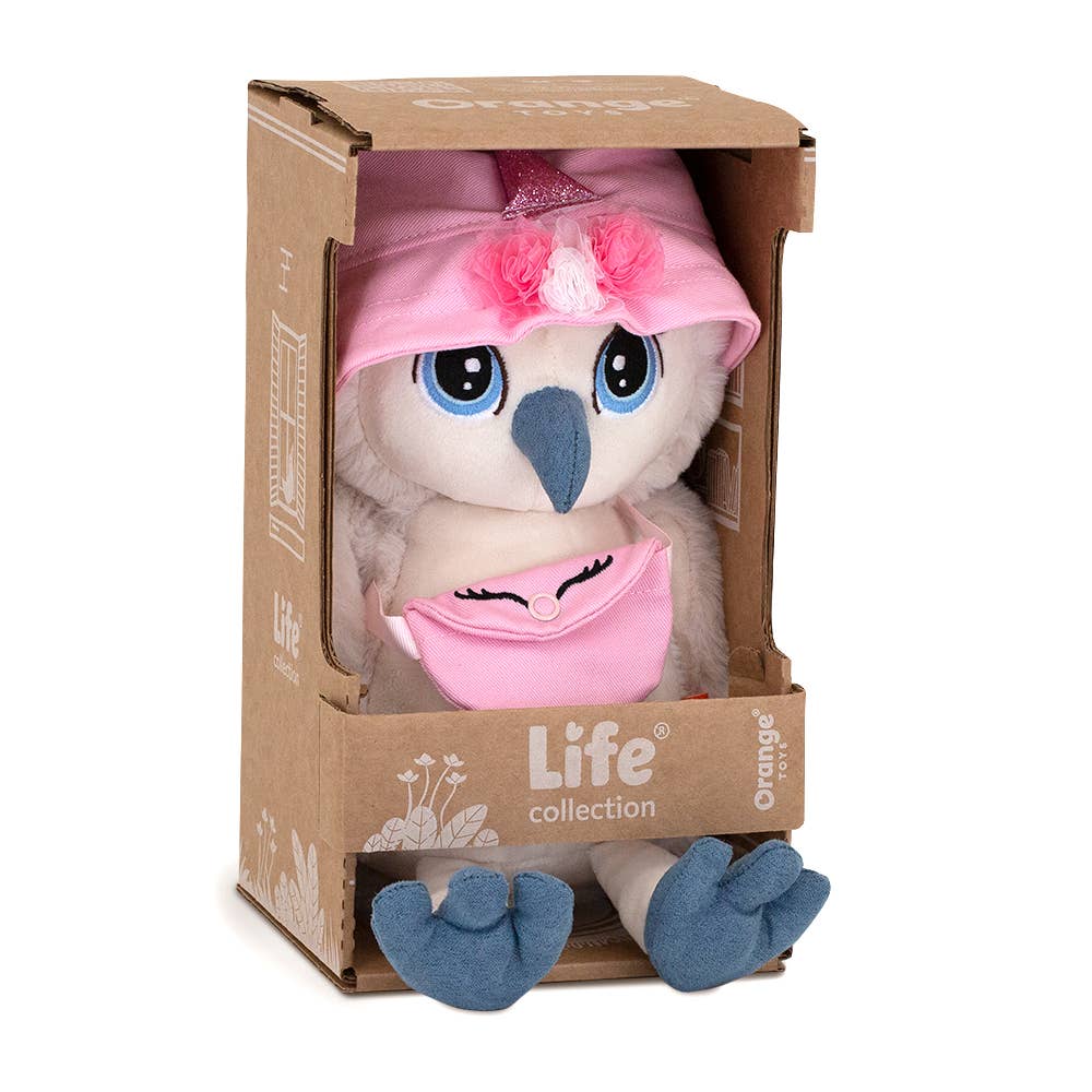 Lisa, das Eulen-Einhorn-Plüschtier, 20 cm