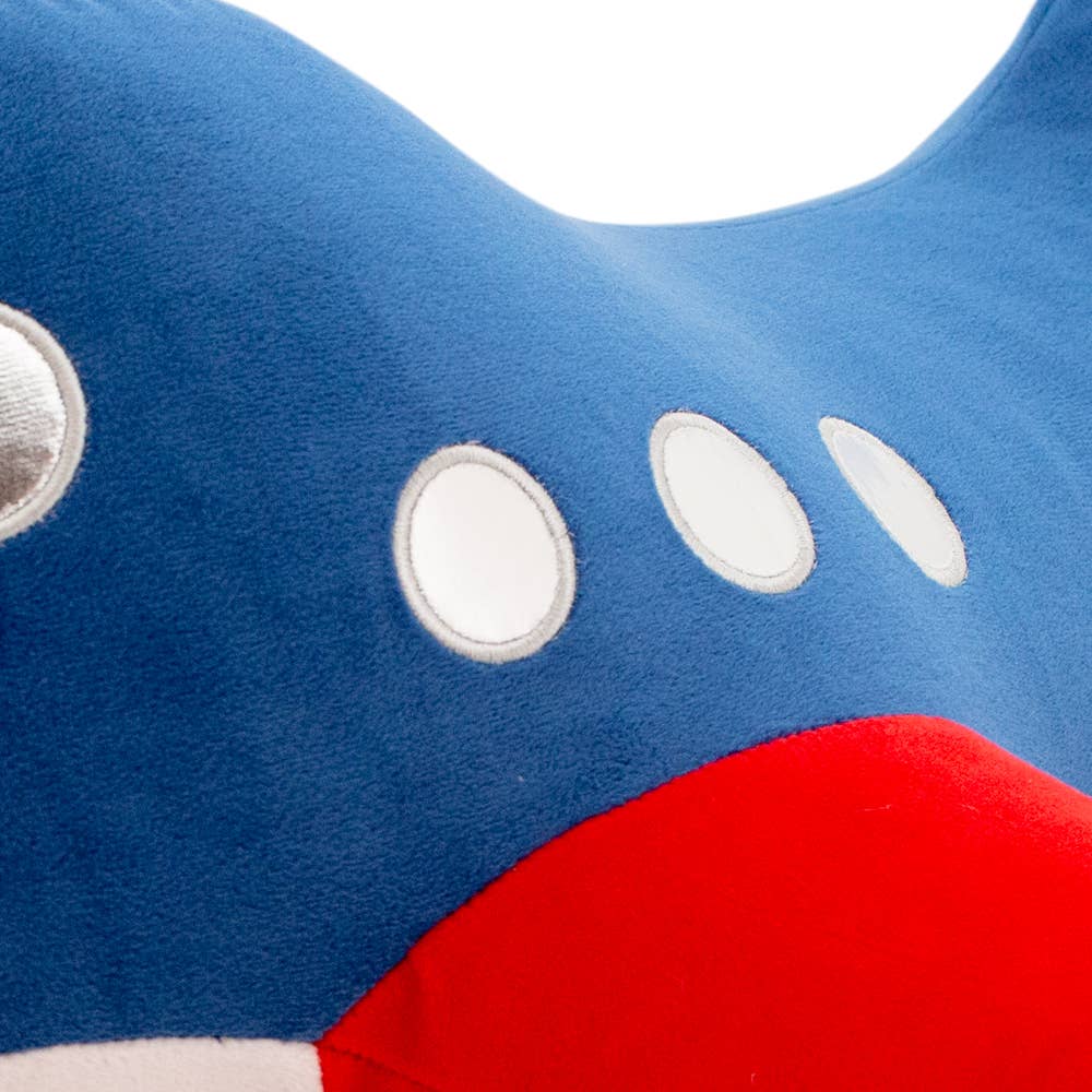 Flugzeug-Plüschkissen 40 cm