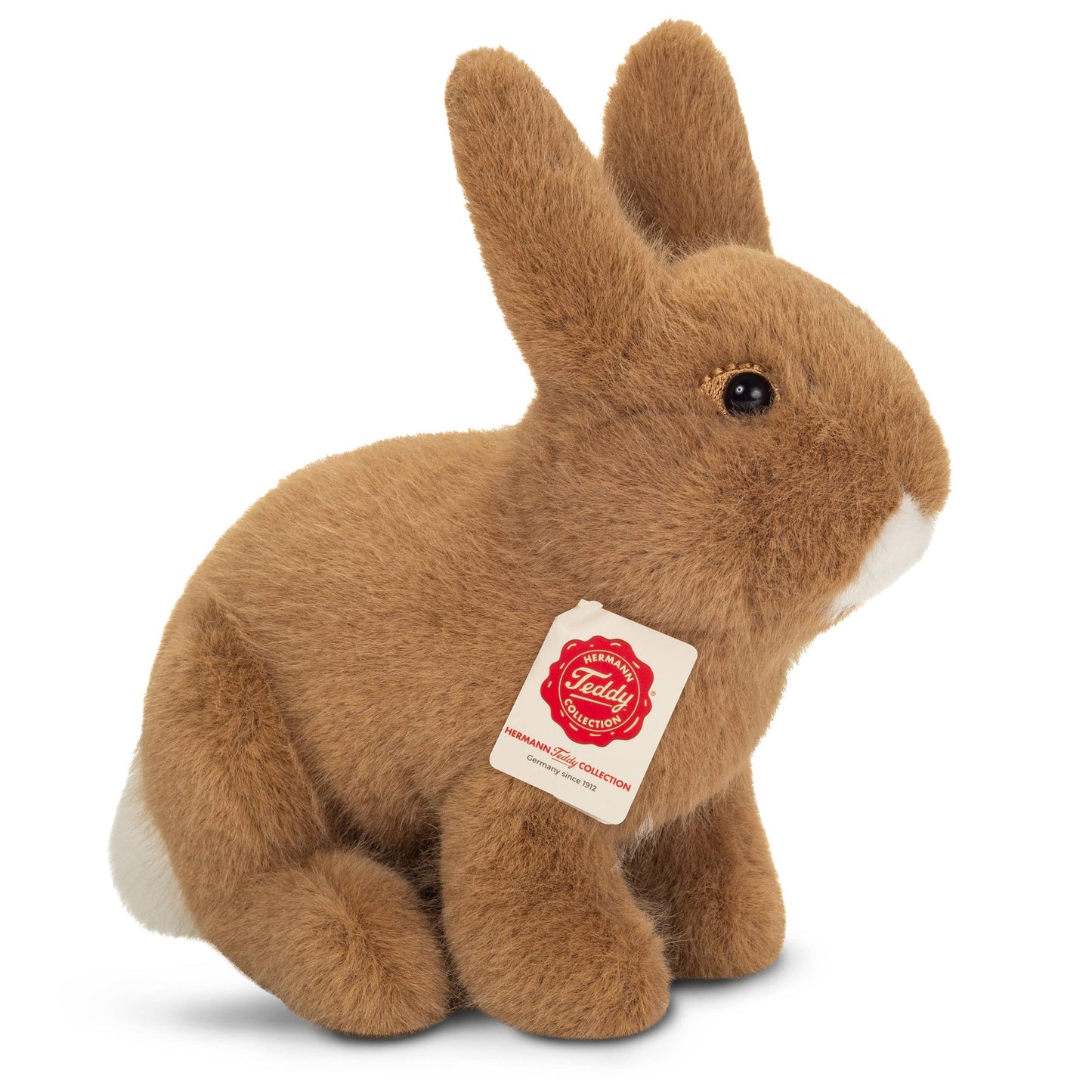 Peluche Lapin brun assis