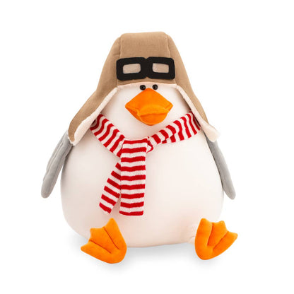 Plüschgans mit Pilotenmütze – 50 cm – ab Geburt