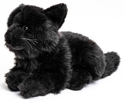 Peluche Chat couché - Noir