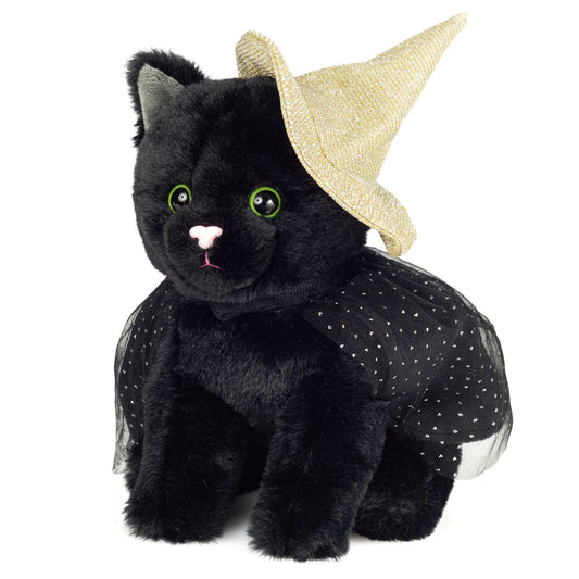 Peluche Chat Noir d'Halloween