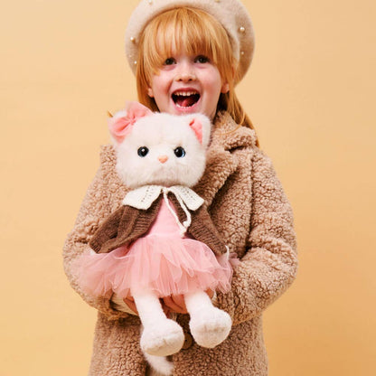 Peluche, Lucky Kitty, Lucky Sophie : Nuit douillette 38 cm 3+