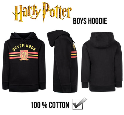 Harry Potter Sweat à capuche – noir and Yellow