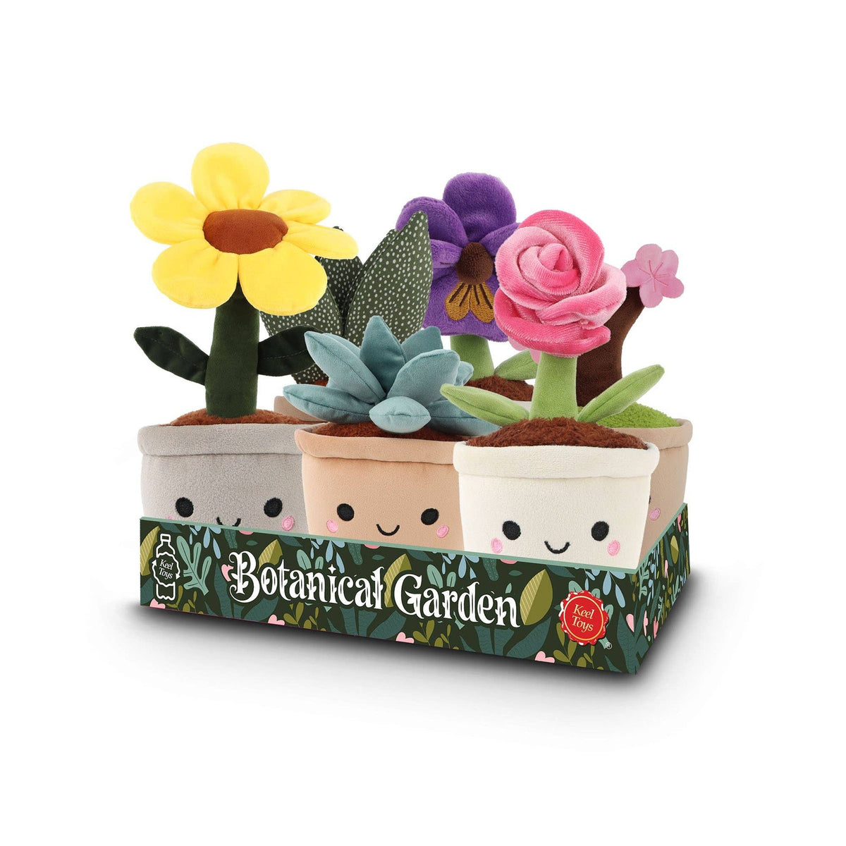 Keeleco Botanic Garden Plush Toys 25 cm – 6 models