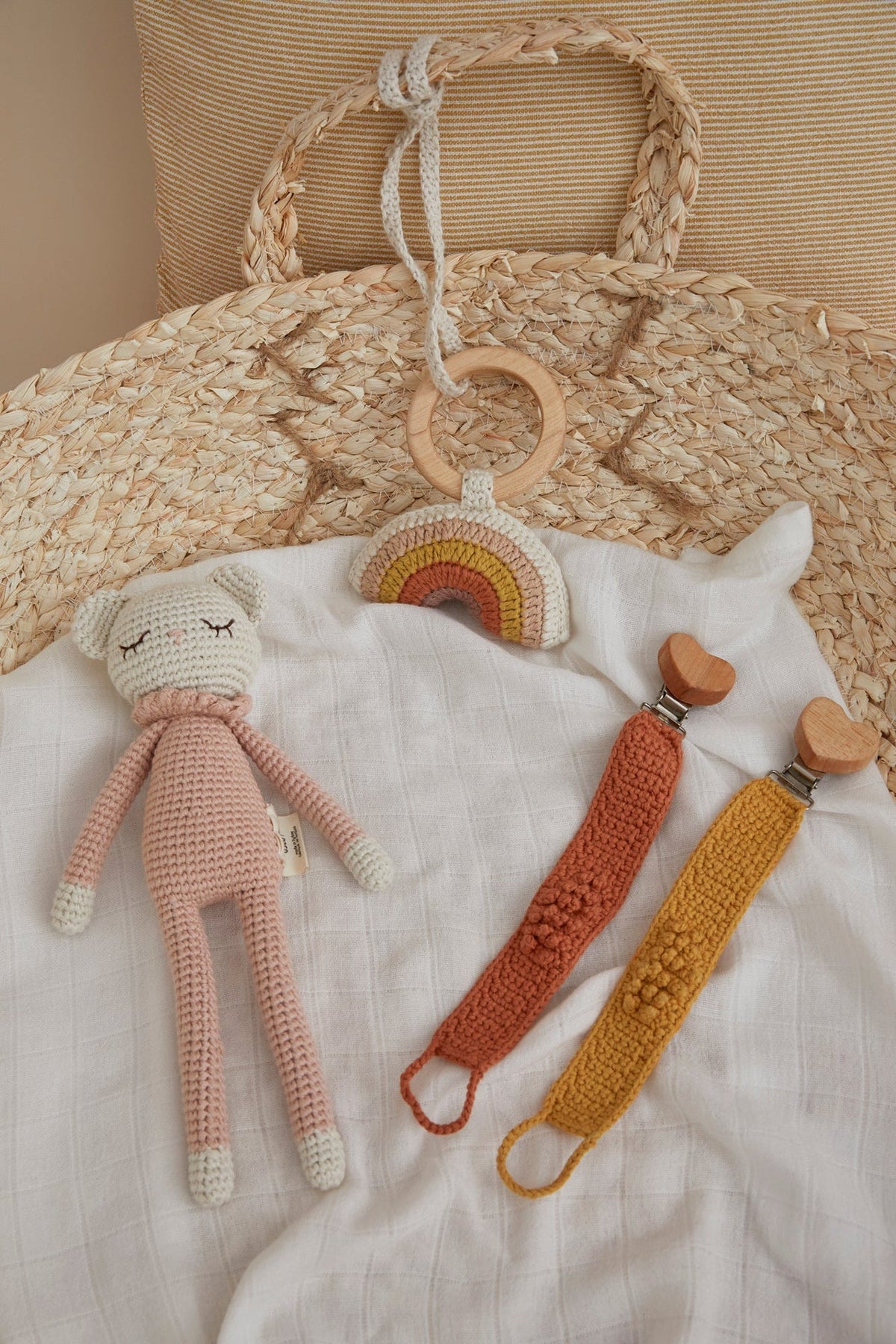 Crochet lollipop fastener