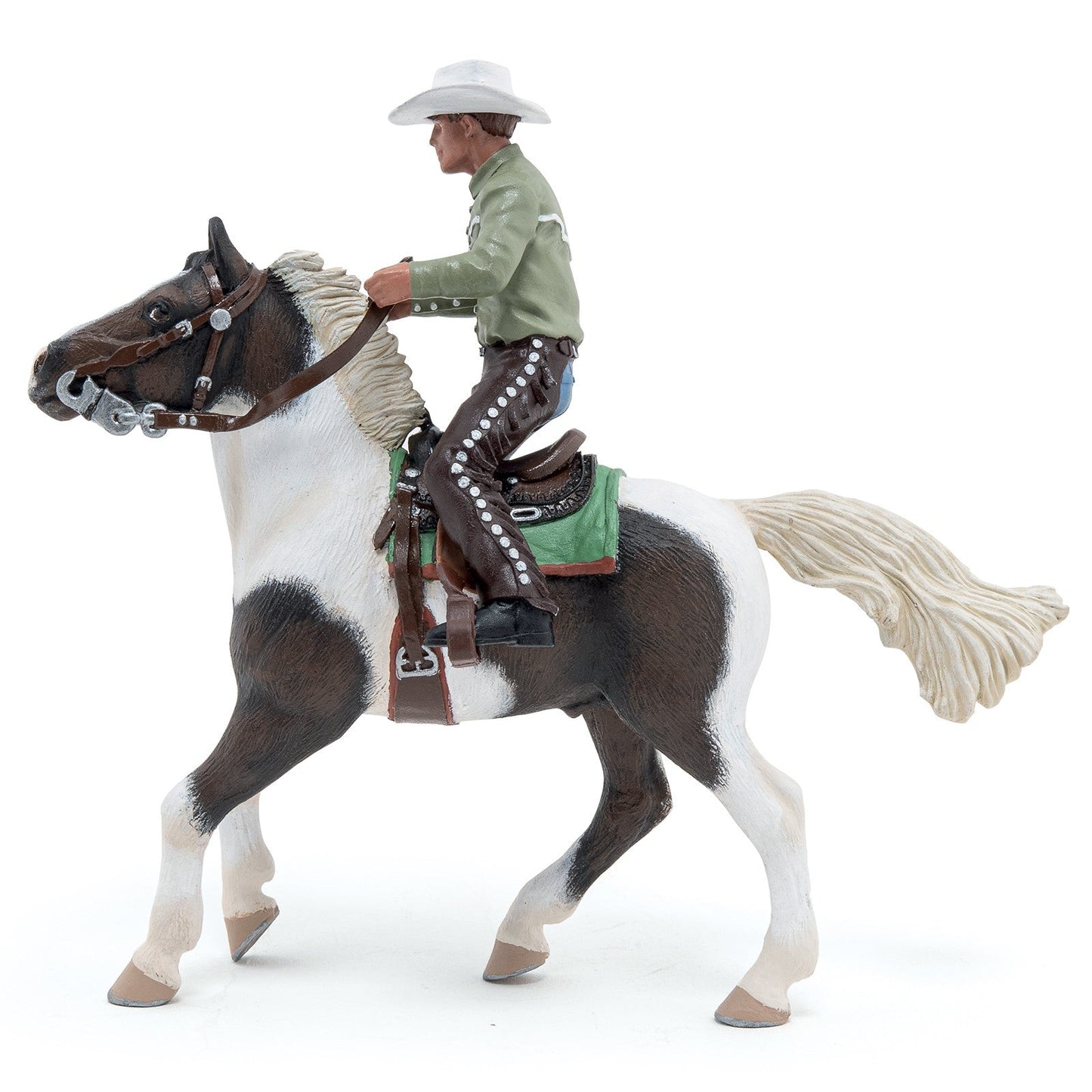 Figurine Cheval western et son cavalier