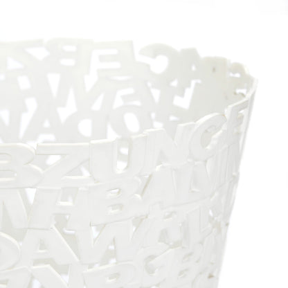 Corbeille à papier Letters