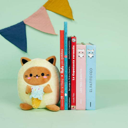 Buchstützen Kawaii Minty
