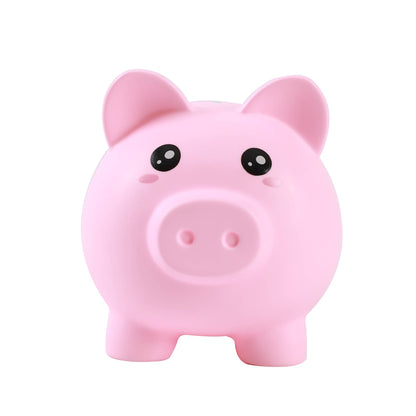 Sparschwein aus Metall, rosa