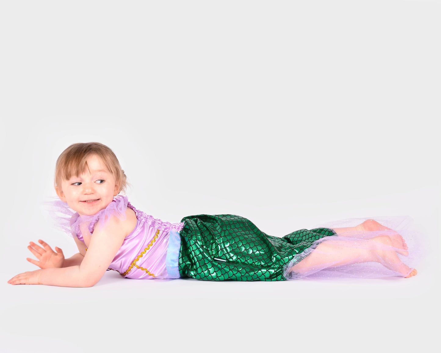 Mermaid dress 110-116 cm for children aged 4-6 years