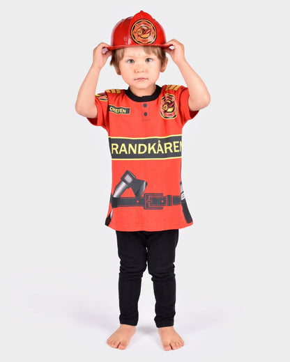 Organic cotton Fire-Fighter T-shirt 98-104 cm
