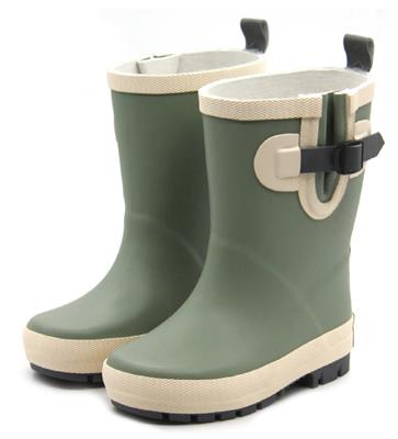 Follow the Duck: BOTTES EN CAOUTCHOUC taille: 29, vert sauge