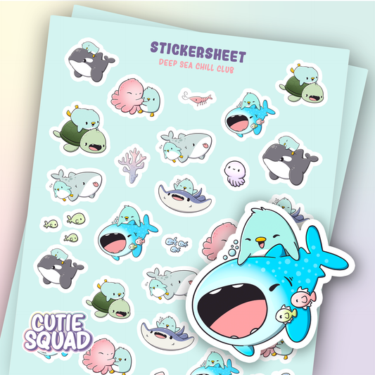 Stickerbögen Abgrund Club