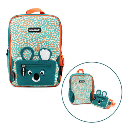 2-in-1 Rucksack mit abnehmbarer Gürteltasche Berlingos der Koala