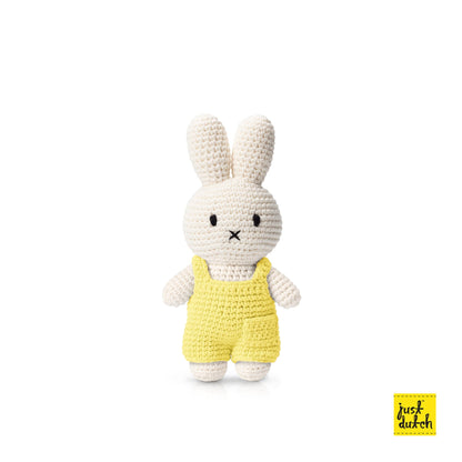 Miffy, das gehäkelte Kaninchen-Plüschtier – Klassische Latzhose