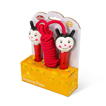 Corde à Sauter en Bois – Modèle Animal Assorti