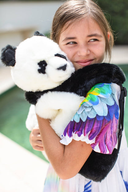 Plüschrucksack Panda für Kinder
