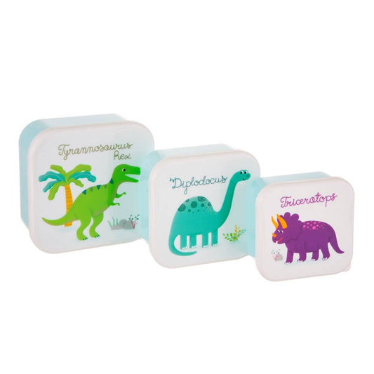 Brüllende Dinosaurier-Lunchboxen – 3er-Set