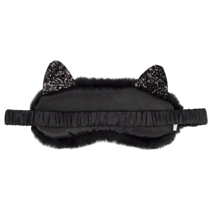 Peluche chat Masque de sommeil – chat noir