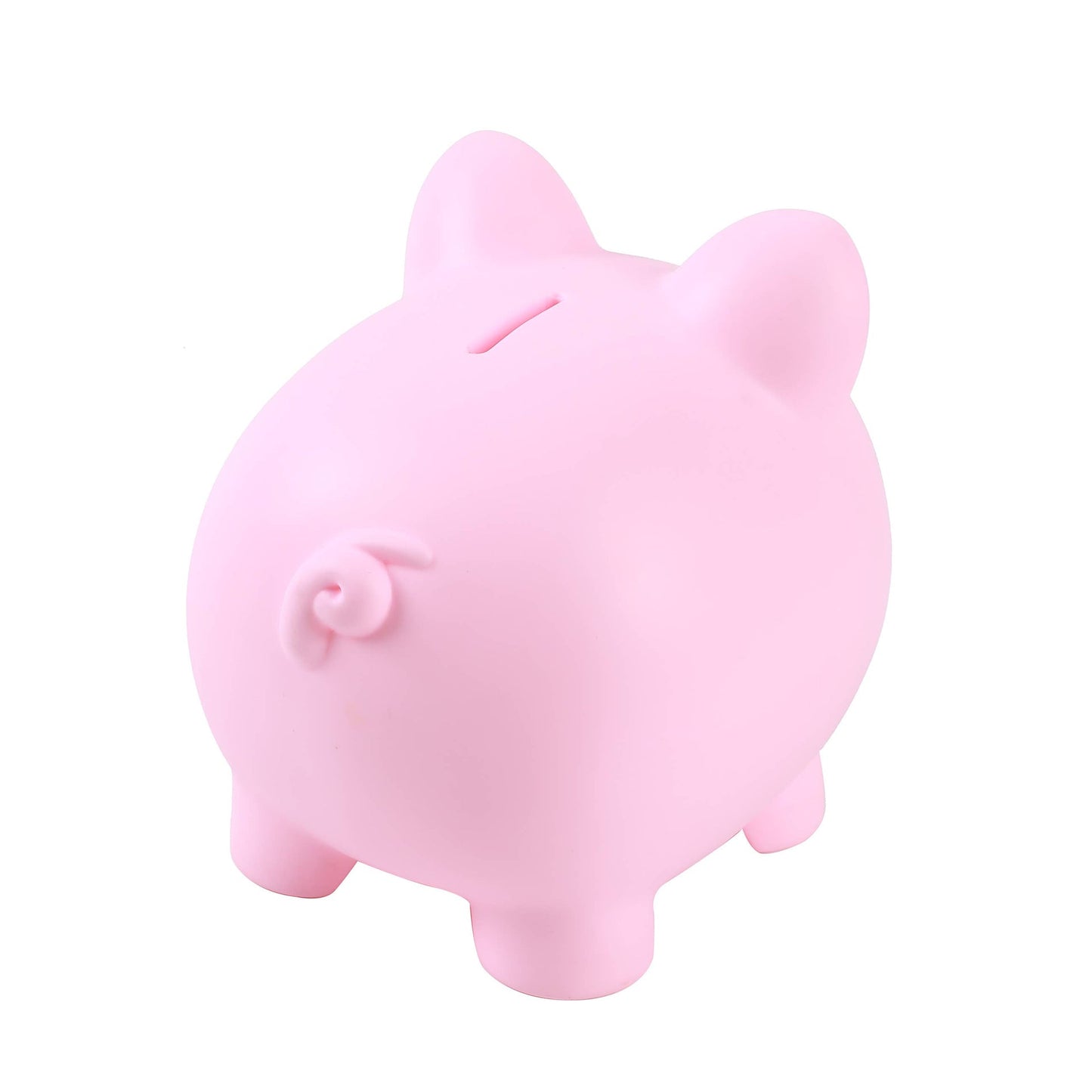 Sparschwein aus Metall, rosa