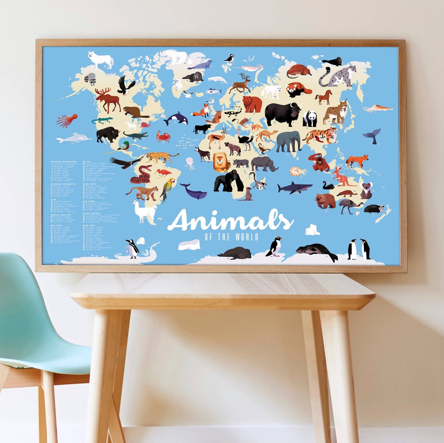 Tiere der Welt – Stickerposter – Discovery 5+