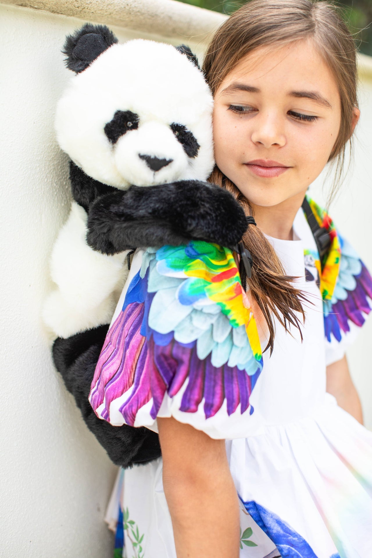 Plüschrucksack Panda für Kinder