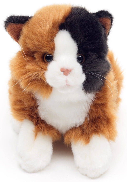 Peluche Chat couché (Calico)