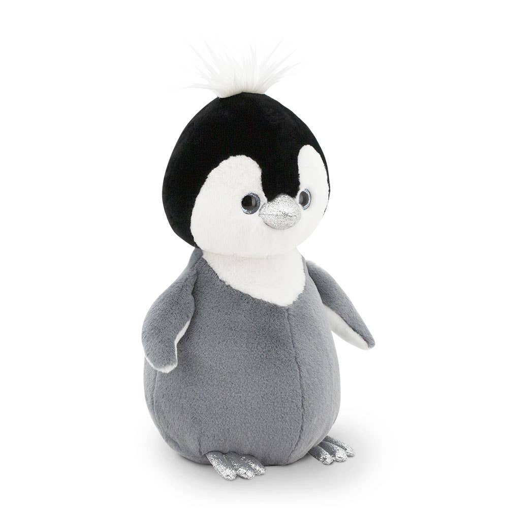 Fluffy, der graue Pinguin – Plüschtier – 22 cm – Geeignet ab 0 Monaten