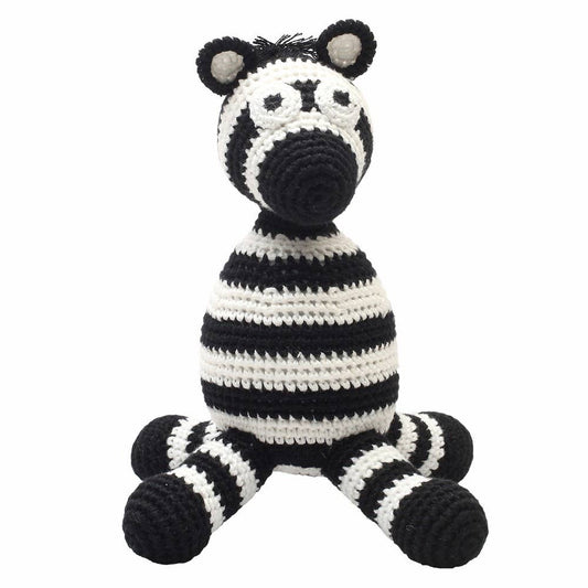 Gehäkeltes Plüschtier – Schwarzes Zebra