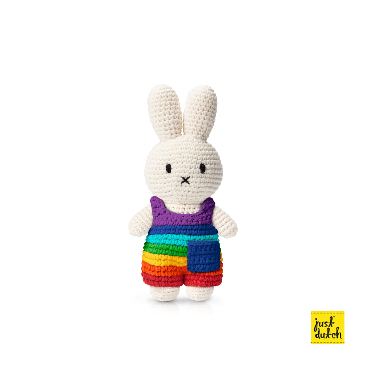 Peluche en Crochet Lapin Miffy - Salopette Multicolore