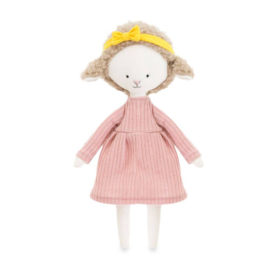 Cotti Motti Plüschtier aus Baumwolle, Schaf Zoe – 29 cm, ab Geburt